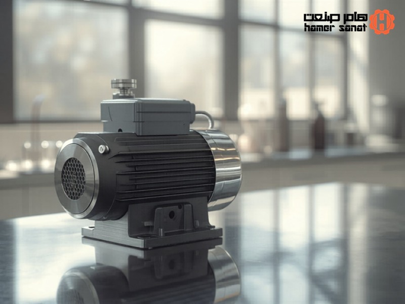 پمپ وکیوم دیافراگمی در آزمایشگاه